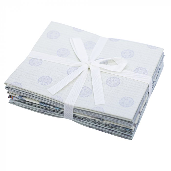 Quilting fabric fat quarter bundles high quality digital printing fabric bundle light grey series
