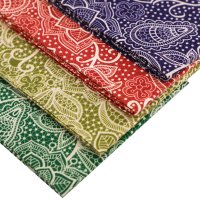 Quilting fabric fat quarter bundles top quality digital printing fabric bundle leaf-shaped series