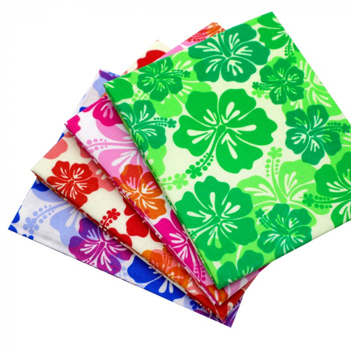 5PCS quilting fabric fat quarter bundles high quality digital printing fabric bundle leaves series