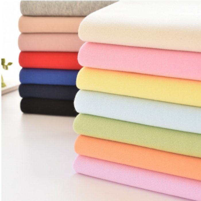 230gsm terry factory direct sale cotton knitted sweater fabric sports pants skirt elastic fabric