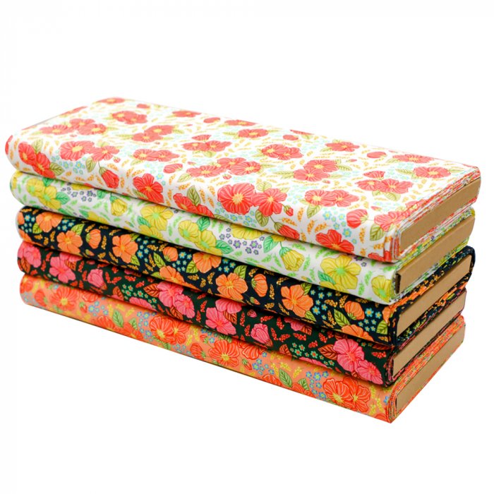 Quilting fabric by the meter factory wholesale floral designs colorful flowers