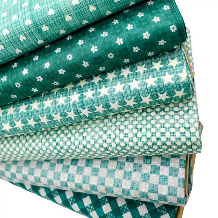 Design-printed-cotton-fabrics-green-check-series-upholstery-fabric-for-DIY-quilting-patchwork