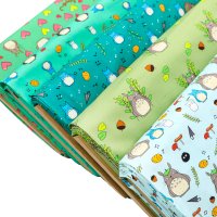 Quilting fabric by the yard wholesale price digital printing light totoro series