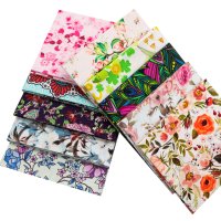 Quilting fabric fat quarter bundles high quality digital printing fabric bundle mixed series