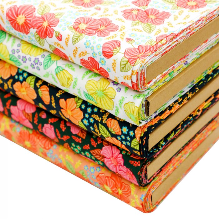 New Arrival Colorful Woven Comfortable Flower Printed Fabric Home Textiles Quilted 100% Cotton Fabric