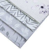 Quilting fabric fat quarter bundles high quality digital printing fabric bundle light flowers series