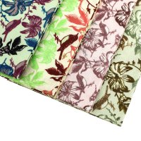 Wholesale Floral cotton printed fabric apparel textiles accessories fat quarter cotton fabric