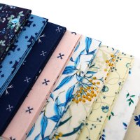 Quilting fabric fat quarter bundles high quality digital printing fabric bundle dots and flowers series