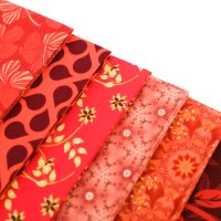 5PCS Quilting fabric fat quarter bundles high quality digital printing fabric bundle hawaii series