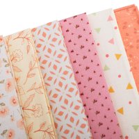 5PCS Quilting fabric fat quarter bundles high quality digital printing fabric bundle mixed series