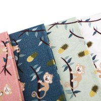 5PCS Quilting fabric fat quarter bundles high quality digital printing fabric bundle deer series