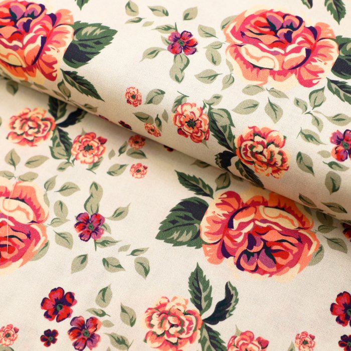 Quilting fabric bolts wholesale price top quality digital printing cotton fabric classic floral series