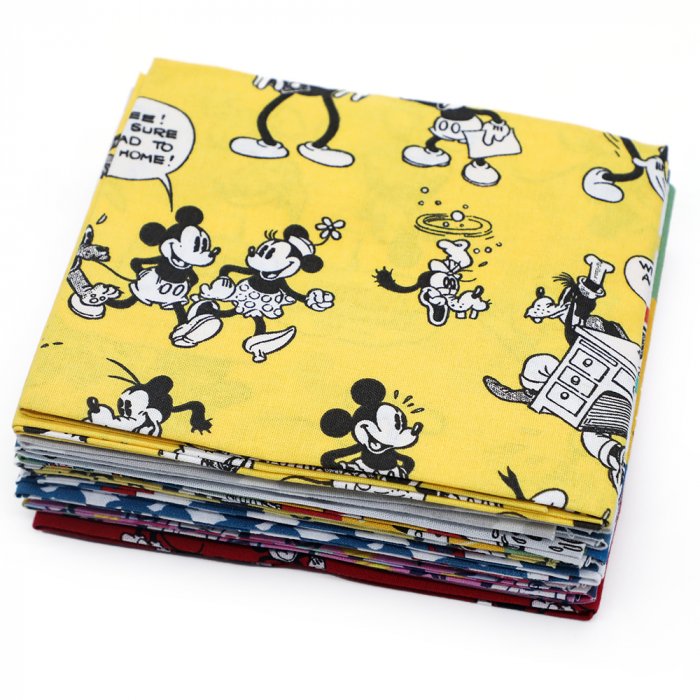 18'' x 21'' Licensed Micky Printed Quilting Fabrics Digital Printed Patterned Fabrics For Quilting