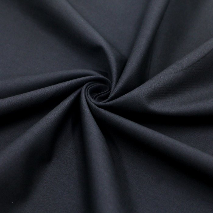 44'' Solid Color Black Cotton Fabric For Quilting High Quality Quilting Fabric Bolt