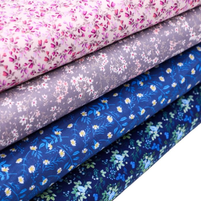 44" small flower cotton fabric liberty collection cheap bulk fabrics